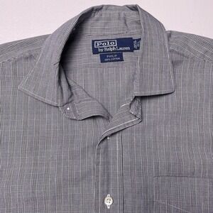 90s Polo by Ralph Lauren Shirt 15.5 32 33 Mens L/S Button Up Philip Glen Plaid
